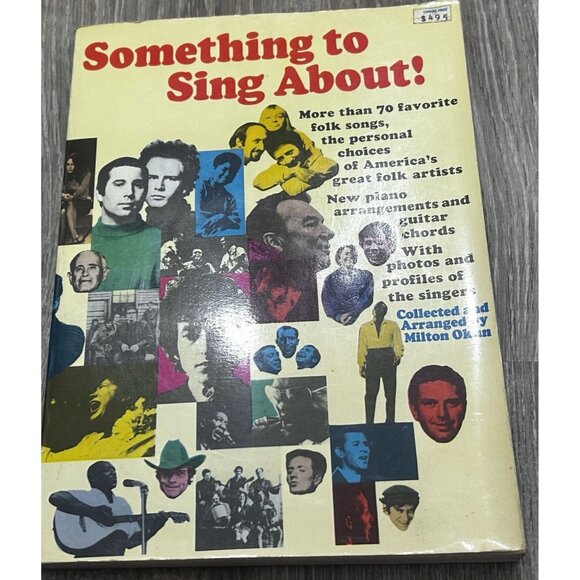 Something to sing about Book of Folk Music by Milt Okun Paperback - Picture 1 of 5